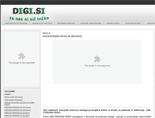 Tablet Screenshot of digi.si.strani.biz